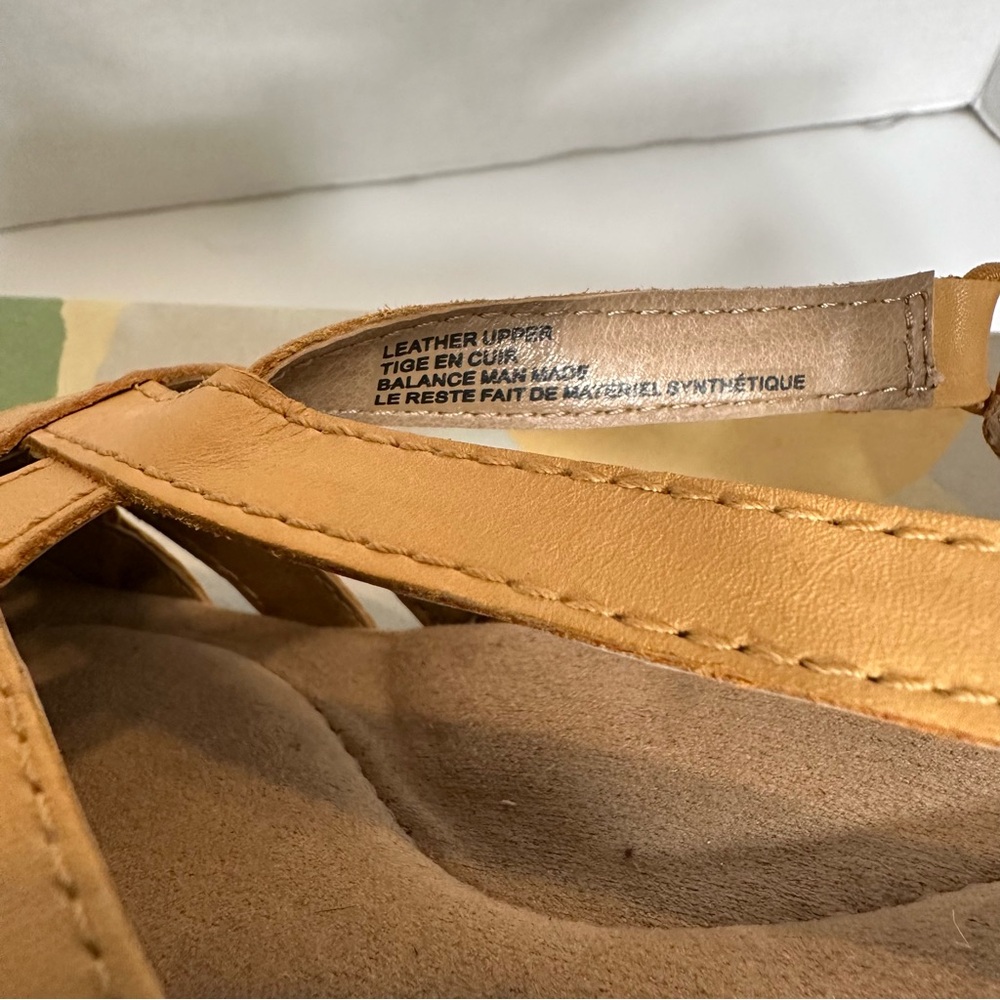 Earth Origins Women's Belle Brielle Amber Yellow Fisherman Sandals Size 8.5 - Picture 6 of 6